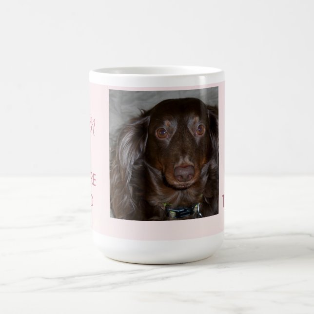 Taza De Café Pet Mom Love Photo Mug Art (Centro)