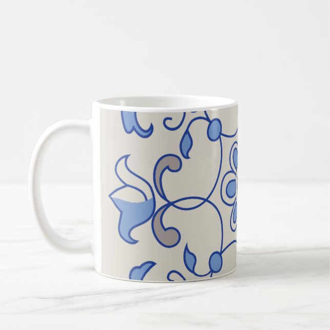 Taza De Café Petal Whimsy (Izquierda)