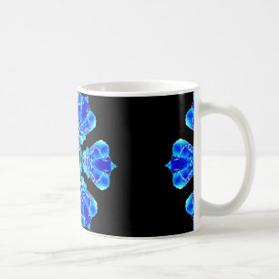 Taza De Café Petales azules