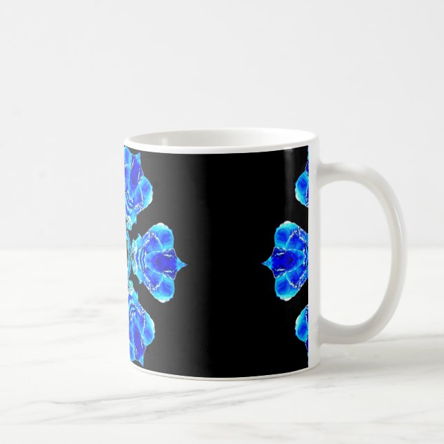 Taza De Café Petales azules (Derecha)