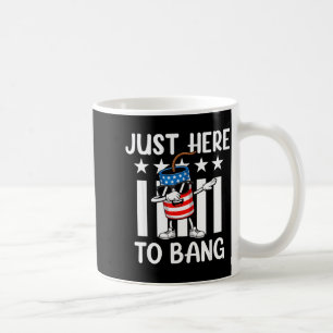 Taza De Café Petardo de dabbing patriótico estadounidense para 