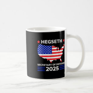 Taza De Café Pete Hegseth Secretario De Defensa 2025 Trump Eleg