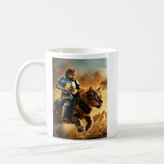 Taza De Café Peter Dinklage encima de Armored Battle Cat Charge