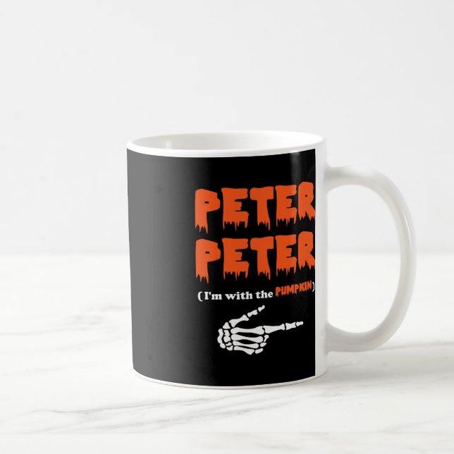 Taza De Café Peter Peter estoy con la calabaza (Derecha)