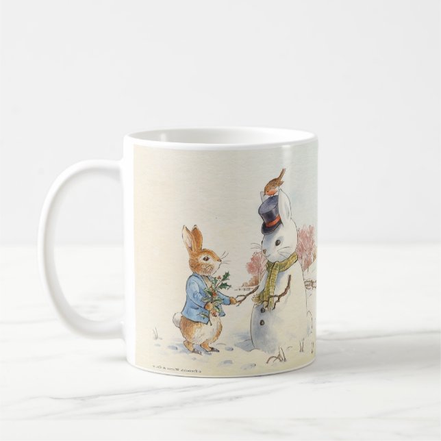 Taza De Café Peter Rabbit (hombre de nieve) (Izquierda)