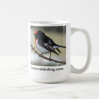 Taza De Café Petirrojo capsulado rojo