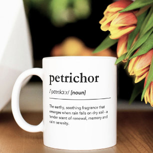 Taza De Café Petrichor Definición Rain Lover Decoración Home