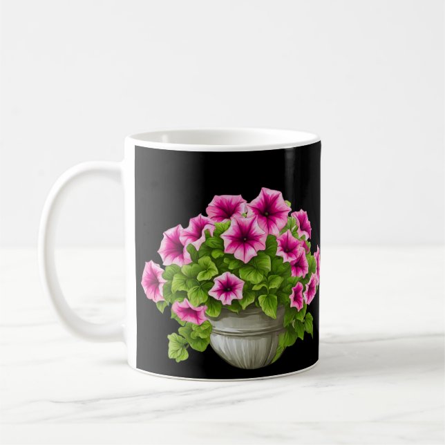 Taza De Café Petunia Blooming (Izquierda)