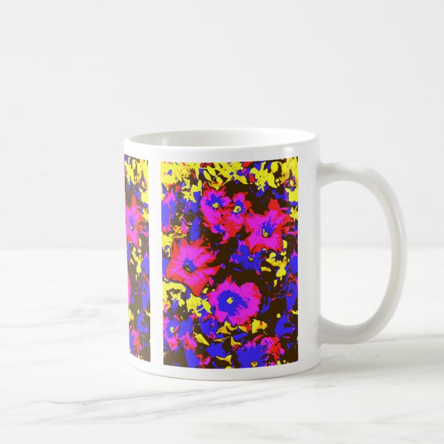TAZA DE CAFÉ PETUNIAS (Derecha)