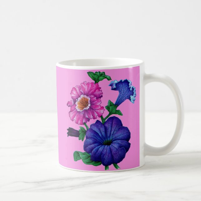 Taza De Café petunias (Derecha)