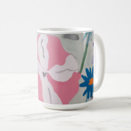 Taza De Café Petunias y flores de verano