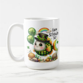 Taza De Café Pez Afortunado- Día de San Patricio