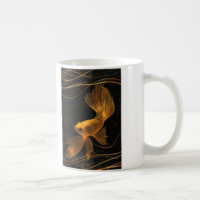 Taza De Café Pez Betta (Derecha)
