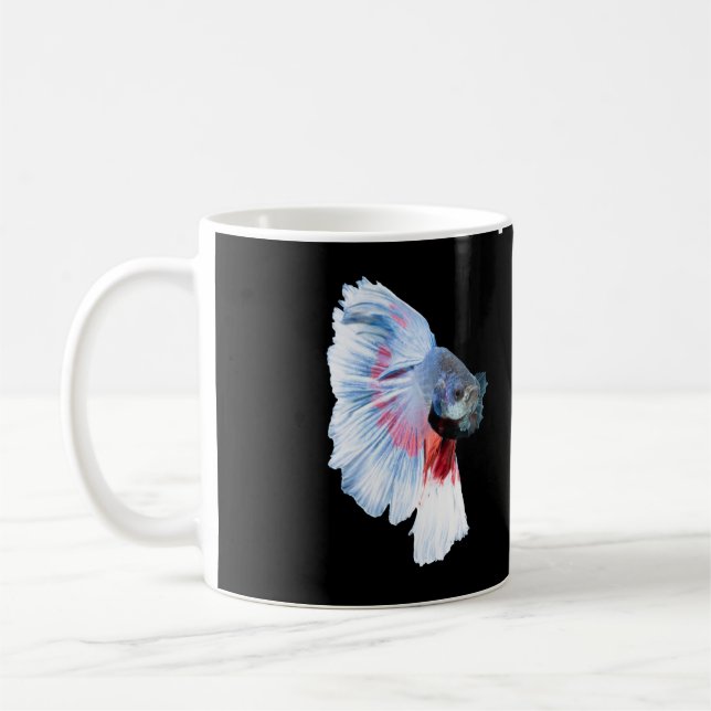 Taza De Café Pez Betta Medialuna (Izquierda)