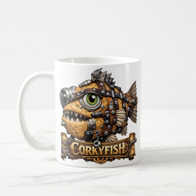 Taza De Café Pez Corky (Izquierda)