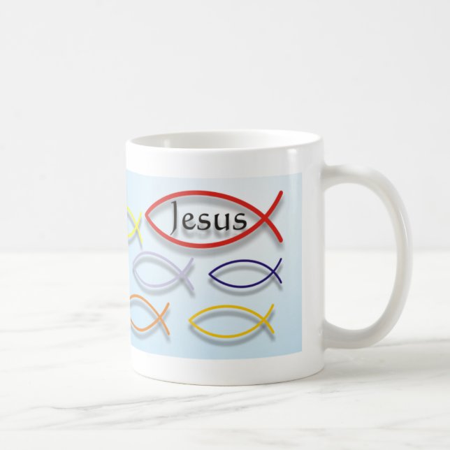 Taza De Café Pez de Jesús (Derecha)