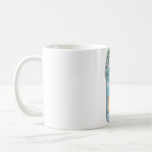 Taza De Café Pez Dorado Lindo En Botella De Agua Manténgase Hid