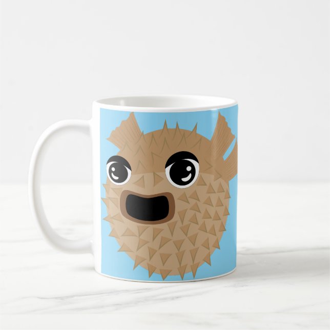 Taza De Café Pez Globo (Izquierda)