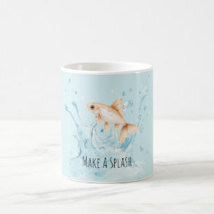 Taza De Café Pez Haz Un Chapoteo