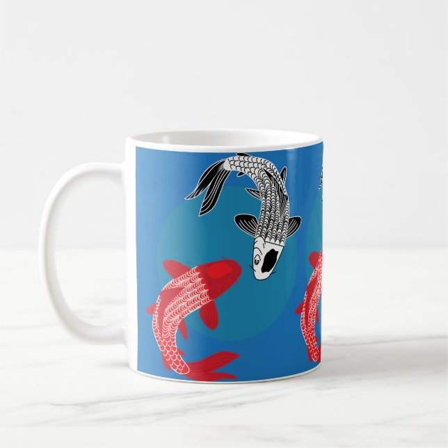 Taza De Café Pez Koi (Izquierda)