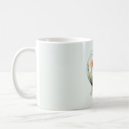 Taza De Café Pez naranja melocotón en tazón