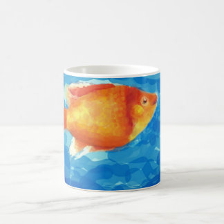 Taza De Café Pez pequeño naranja