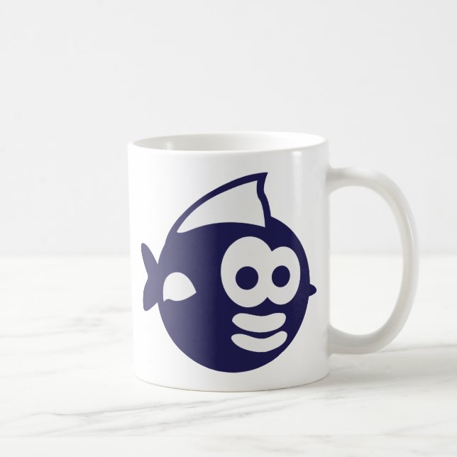 Taza De Café Pez redondo pescas (Derecha)