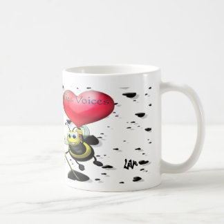 Taza De Café PFV Abeja Romántica