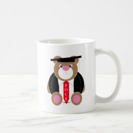 Taza De Café PGCE personalizado lindo oso de peluche para profe