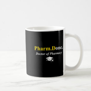 Taza De Café Pharm.terminado. doctor en farmacia pharmd