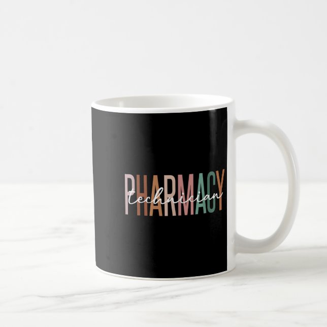 Taza De Café Pharmacy Technician Certified Pharm Tech Pharmacis (Derecha)