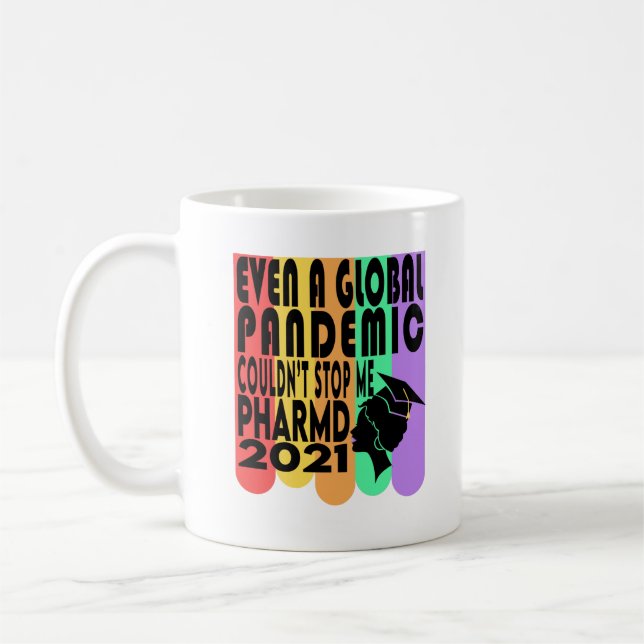 Taza De Café PharmD Médica de Posgrado de Farmacia  (Izquierda)