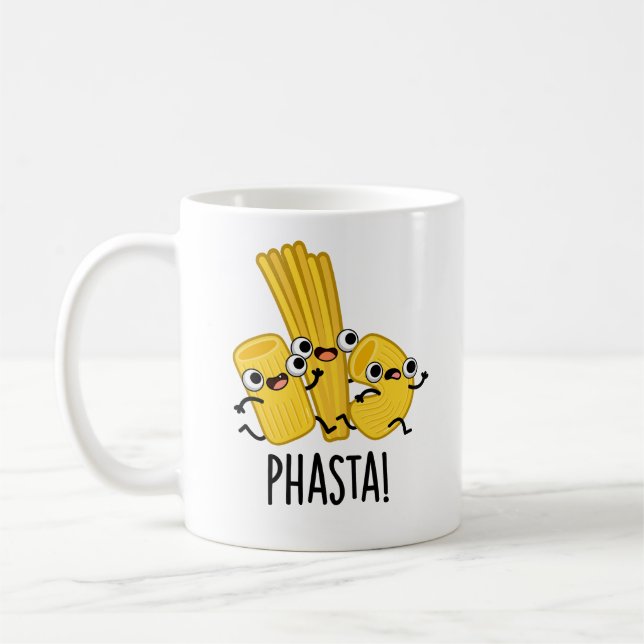 Taza De Café Phasta Funny Pun (Izquierda)