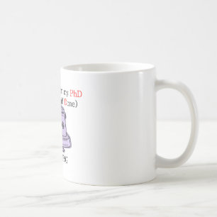 Taza De Café PhD de costura