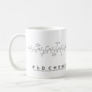 Taza De Café PhDChemicalEngineer peptide nombre mug