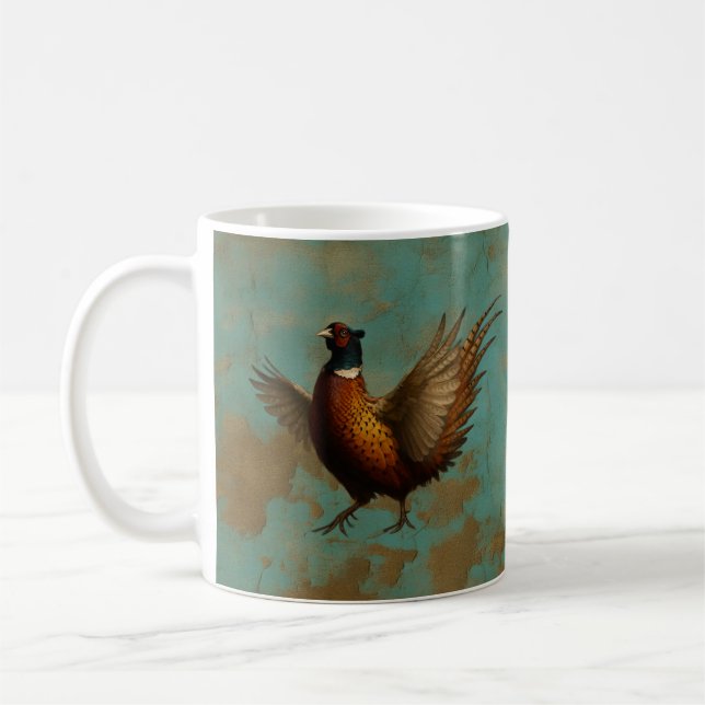 Taza De Café Pheasant strutting design  (Izquierda)