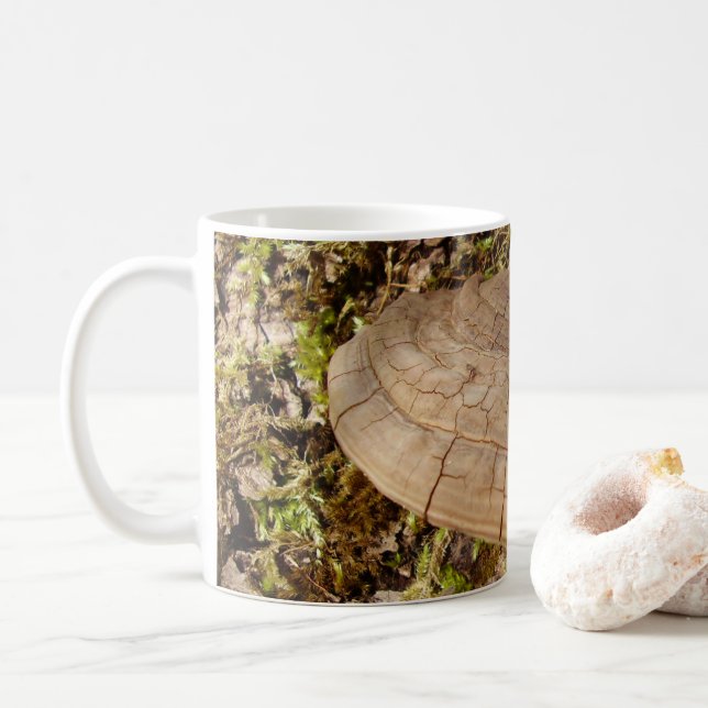 Taza De Café Phellinus igniarius Mushroom Mug (Con donut)