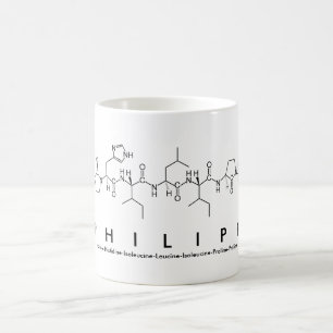 Taza De Café Philipp peptide name mug