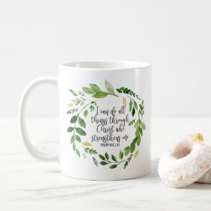 Taza De Café Philippians Biblia Scripting verse Inspirador