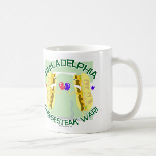 Taza De Café Philly Cheesteak War