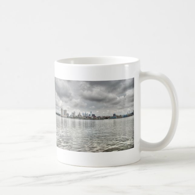 Taza De Café Philly Skyline (Derecha)