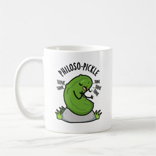 Taza De Café Philoso-pickle Funny Pickle Pun