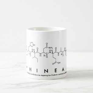 Taza De Café Phineas peptide name mug