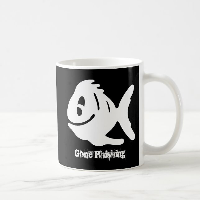 Taza De Café Phishing ido divertido (Derecha)