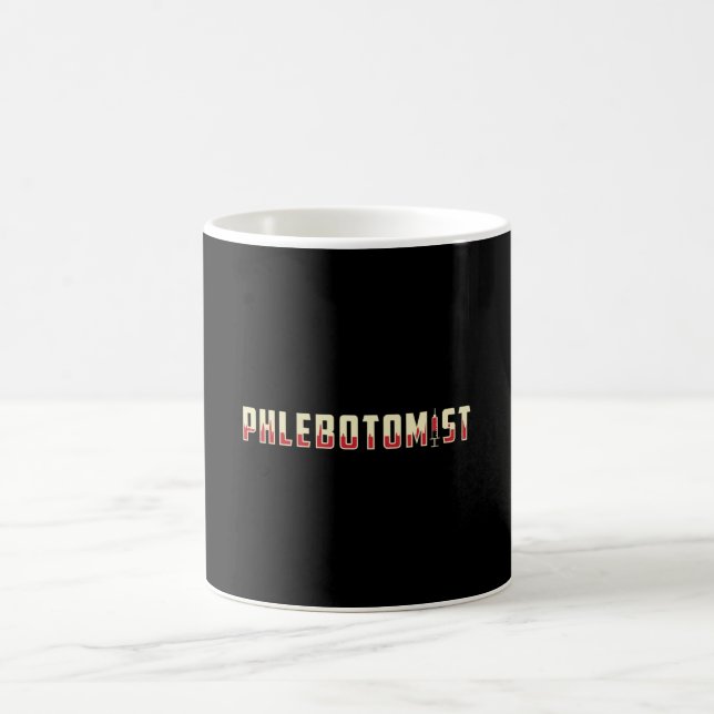 Taza De Café Phlebotomist Phlebotomy Médica Nurse Medical Gift (Centro)