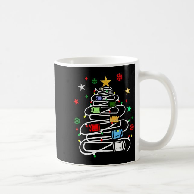 Taza De Café Phlebotomy Blood Tube Christmas Tree Phlebotomist  (Derecha)