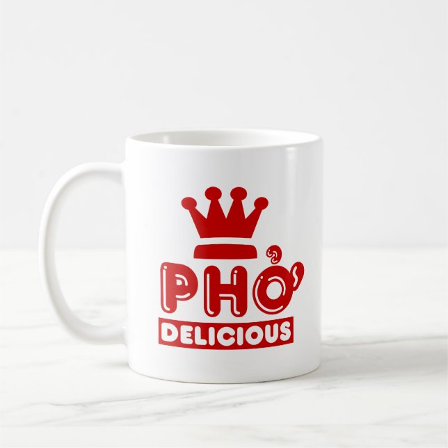 Taza De Café Pho King Delicious (Izquierda)