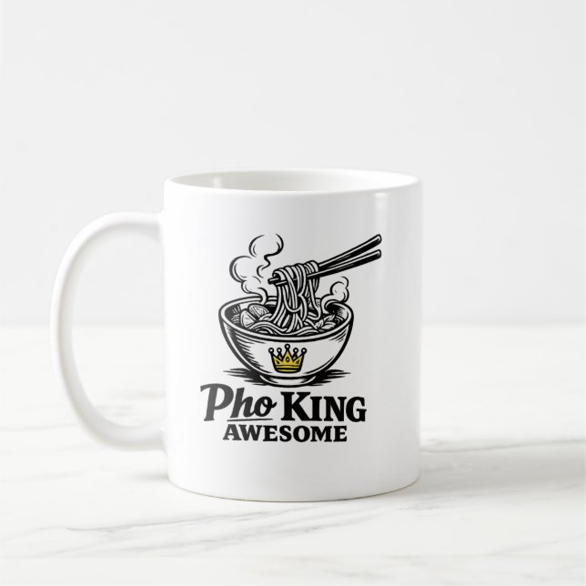 Taza De Café Pho Rey Impresionante (Izquierda)