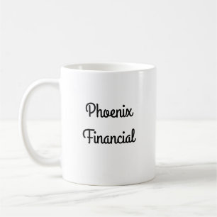 Taza De Café Phoenix Financial Coffee Mug - Diseño de mano izqu