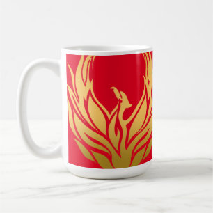 Taza De Café Phoenix Rising Red